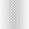 Black and white vertical square pattern background - monochromatic vector illustration from diagonal squares