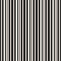 Black and white vertical stripes pattern. Simple vector lines seamless texture Royalty Free Stock Photo