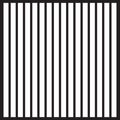 Black and white vertical stripes pattern, texture background. Vector illustration Royalty Free Stock Photo