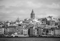 View of Istanbul and the Galata Tower Royalty Free Stock Photo