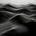 Abstract Waves: A Slippery With Photocopy Lines