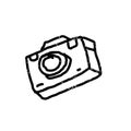 Vintage Camera Grunge Icon Vector Illustration