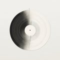 Minimalistic Dance Record Label Illustration