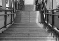 Black and white walkway stairs outdoor and background photo