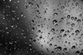 Black and white water drops in a cave Royalty Free Stock Photo
