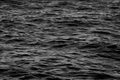 Black and white water waves texture or background