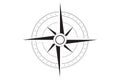 Wind rose compass - Vector Illustration Royalty Free Stock Photo