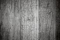 Black white wooden wall fence texture for grey background wood planks facade Royalty Free Stock Photo