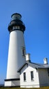 Black and White Yaquina Head Lighthouse Royalty Free Stock Photo