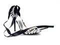 Black and White Zebra High heel