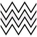 Black and White Zigzag Pattern Illustration for Modern Design Royalty Free Stock Photo