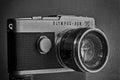 Black and Whitr Vintage Olympus-Pen F a 35mm film camera