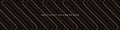 Black wide abstract background banner with brown lines and geometric shapes