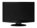Black widescreen LCD monitor