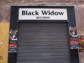 Black Widow records Royalty Free Stock Photo