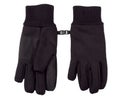 Black winter gloves