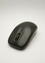 BLACK WIRELES COMPUTER MOUSE Royalty Free Stock Photo