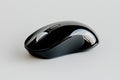 Black wireless computer mouse modern design Royalty Free Stock Photo