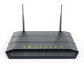 Black wireless modem