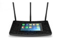 Black wireless router Wi-Fi Royalty Free Stock Photo