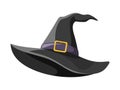 Black witches hat. Royalty Free Stock Photo