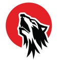 Black Wolf Howl Emblem