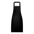 Black woman apron mockup, realistic style Royalty Free Stock Photo