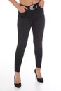 Black woman pants