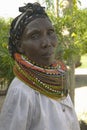 Black woman at the Pepo La Tumaini Jangwani, HIV/AIDS Community Rehabilitation Program, Orphanage & Clinic. Pepo La Tumaini Jangw