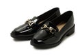 black women\'s loafers Royalty Free Stock Photo