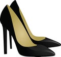 Black women shoes Royalty Free Stock Photo