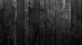 Black wood plank widescreen texture. Bamboo slat dark large wallpaper. Abstract wooden panoramic background. Royalty Free Stock Photo