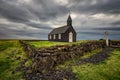 Black wooden church of Budir in Iceland