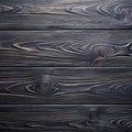Black Wooden Structural Surface. Top View Royalty Free Stock Photo