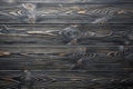 Black Wooden Structural Surface. Top View Royalty Free Stock Photo