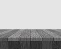 Black wooden table background. Texture tree vector illustration Royalty Free Stock Photo