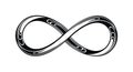 Infinity loop logo icon Royalty Free Stock Photo