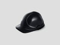 Black worker helmet. 3d rendering