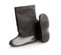 Black working hight boots Royalty Free Stock Photo
