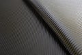 Black woven carbon fiber texture Royalty Free Stock Photo