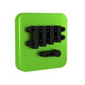 Black Xylophone - musical instrument with thirteen wooden bars and two percussion mallets icon isolated on transparent