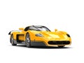 Black and yellow awesome concept super car