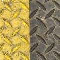 Black and Yellow Diamond Pattern and Texture Royalty Free Stock Photo