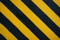 Black Yellow Hazard Stripes