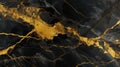 Black and yellow marble background, stone surface Royalty Free Stock Photo