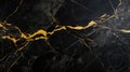 Black and yellow marble background, stone surface Royalty Free Stock Photo