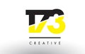 173 Black and Yellow Number Logo Design.