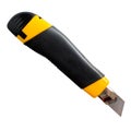 Black and yellow paper cutter Royalty Free Stock Photo
