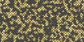 Black and yellow snake leather seamless textures. Reptile skin background. Reptilian scale pattern. Snakeskin surface. Dangerous Royalty Free Stock Photo