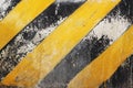 Black and Yellow Stripes Royalty Free Stock Photo
